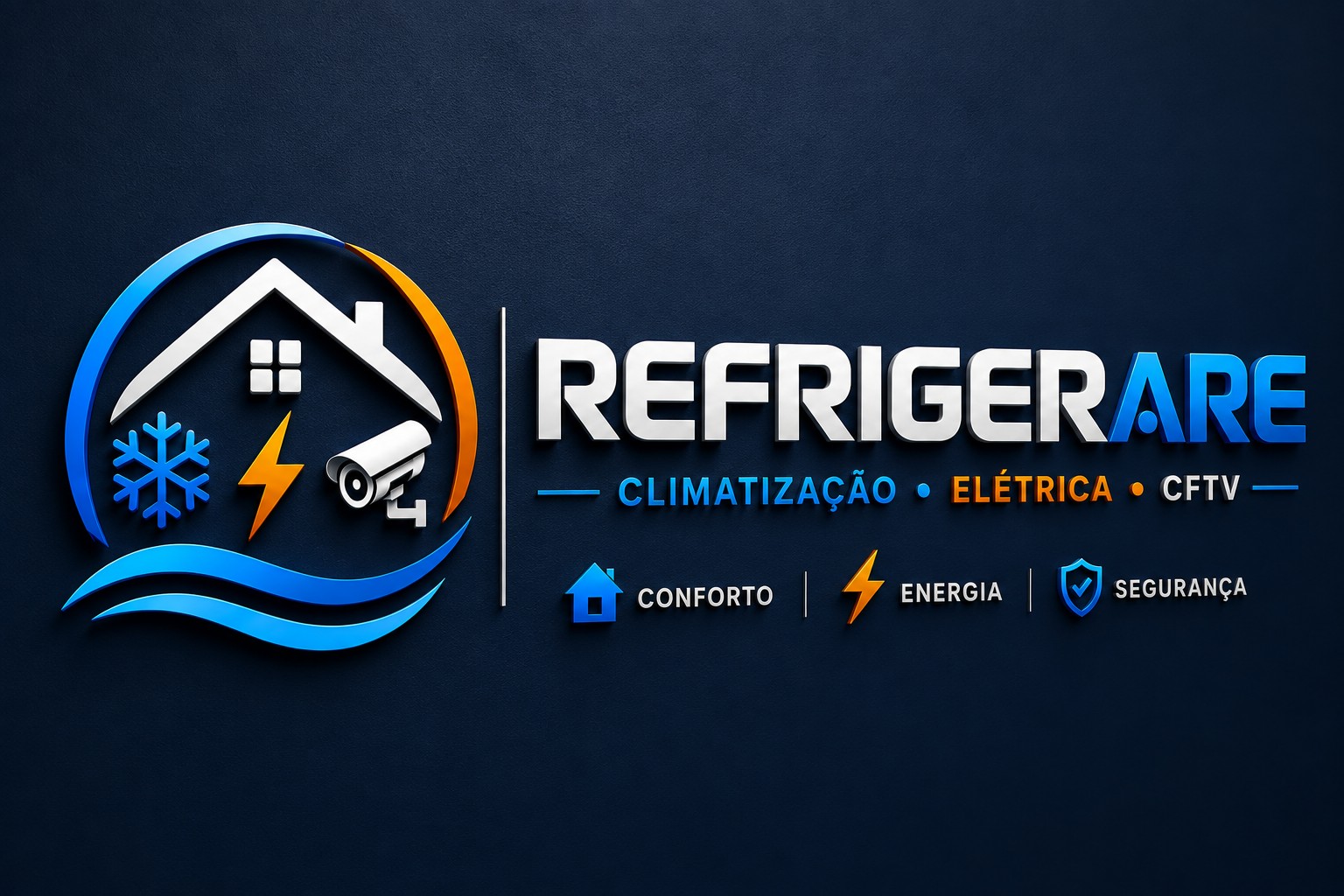 REFRIGERARE — Climatização, Elétrica e CFTV. Conforto, energia e segurança.